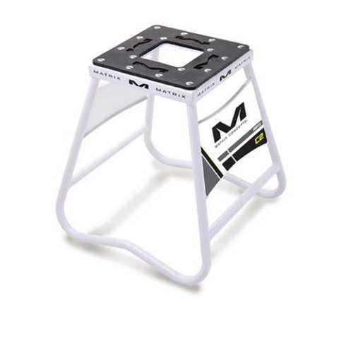 Matrix Concepts Powersports Stands and Lifts C2-100 STANDS, C2 STEEL STAND-W/NAMEPLATE-WHITE