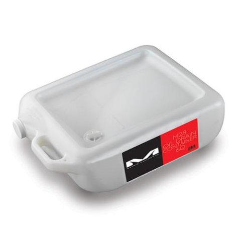 Matrix Concepts M28 Oil Drain Containers M28-100 Pan, M28, 6 qt. Capacity, Plastic, White, Each