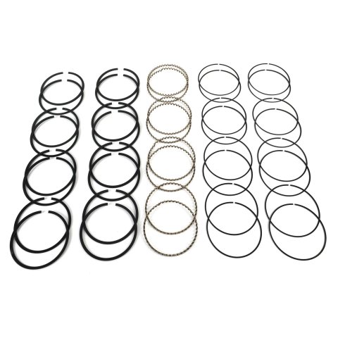 Hastings Piston Ring Sets 5615 Rings, Sets, Phosphate Coated, 4.000 in. Bore, 5/64 in., 5/64 in., 3/16 in. Thickness, L8, V8, Set of 8