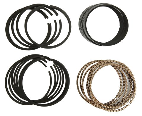 Hastings Piston Ring Sets 2M139 Rings, Plasma-moly, 4.000 in. Bore, 5/64 in., 5/64 in., 3/16 in. Thickness, 8-Cylinder, Set