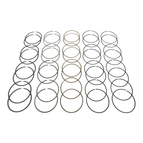 Hastings Stainless Steel Series Performance Ring Sets SN9050040 Piston Rings, Performance, Gas Nitrided, 4.165 in. Bore, 1.2mm, 1.2mm, 3.0mm Thickness, 8-Cylinder, Set