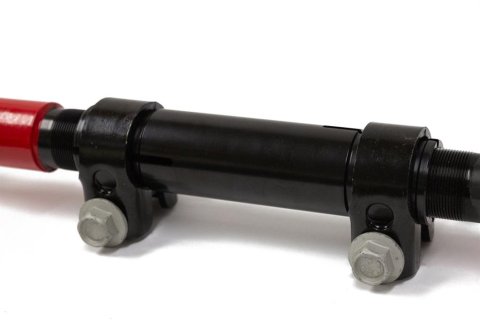Steer Smarts Yeti XD Track Bars for 2020-2025 GLADIATOR, 2018-2025 WRANGLER - 75040001 Bars, Steel, Red, Adjustable, Rubber Bushings, Front, Jeep, Each