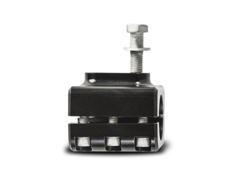 Steer Smarts Yeti XD Flex Steering Stabilizer Damper Brackets for 2020-2025 GLADIATOR, 2007-2024 WRANGLER, 2018 WRANGLER JK - 41035001 Bracket, Steel, Black, Fits 1 5/8 in. Tie Rods, Jeep, Each