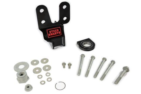 Steer Smarts Yeti XD Sector Shaft Braces 79052001 Sealed Bearing Brace with Frame Side Track Bar Reinforcement Bracket (all models), 2007-2018 Jeep Wrangler JK