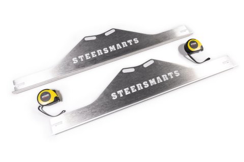 Steer Smarts Toe Plate Alignment Kits 73014001 Plates (Also for Dodge Ram Trucks and pretty much any other 5, 6, or 8-lug solid front axle), 1986-2024 Jeep Wrangler/Gladiator