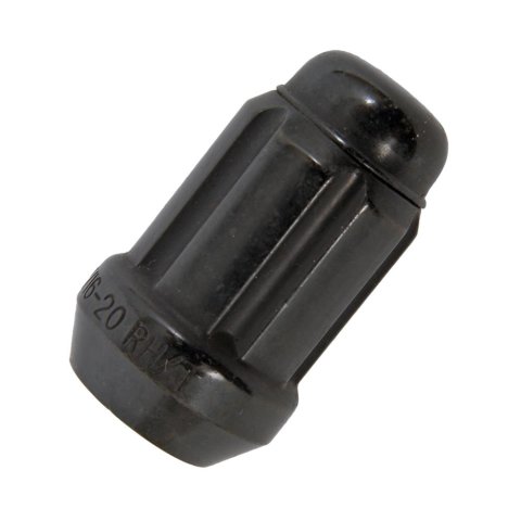 Rocket Racing Spline Drive Lug Nuts C7002B Nuts, Drive, Conical Seat, Bulge, 7/16 in.-20 Thread Size, Steel, Black, Locking, Each
