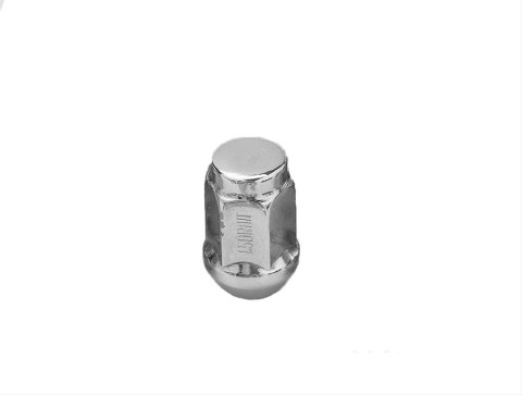 Rocket Racing Standard Lug Nuts C1707H Nuts, Conical Seat, Bulge, 12mm x 1.50 RH in. Closed End, Chrome Plated, Each