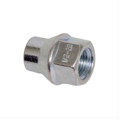 Rocket Racing Standard Lug Nuts C7804-0 Nut, Standard, Shank Seat, 1/2-20 RH in. Thread, Open End, Steel, Chrome, Each