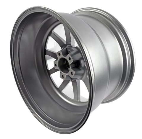 Rocket Racing Attack Titanium Machined Wheels 20x12 Wheel, Machined, Aluminum, Silver, 20 in. x 12.0 in., 5 x 4.75 in./120.65mm Bolt Circle, 5.50 in. Backspacing, Each