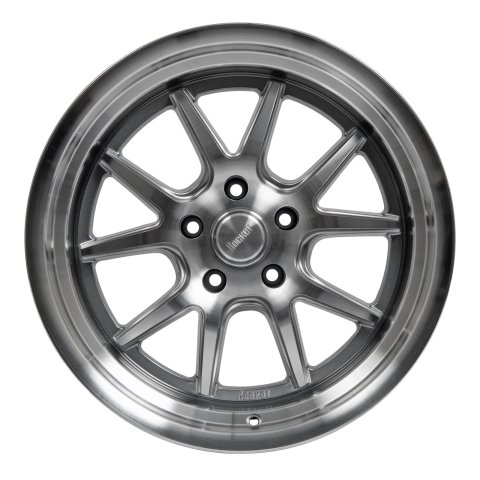 Rocket Racing Attack Titanium Machined Wheels 18x9 Wheel, Machined, 18 in. x 9 in., Aluminum, Silver, Machined, 6 in. Backspace, 5 x 4 3/4 in. Bolt Pattern, Each