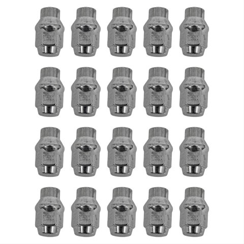 Rocket Racing Standard Lug Nuts C7802-SET Nuts, 7/16-20 RH in., Conical Seat/Shank, Set of 20