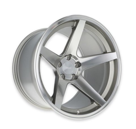 Rocket Racing Flare Titanium Machined Wheels 18x11 Wheel, Machined, 18 in. x 11 in., Aluminum, Silver, Machined, 6.00 in. Backspace, 5 x 5 in. Bolt Pattern, "C" Face, Each