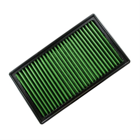 Green Filter High Performance Factory Replacement Air Filters 2086 Element, Panel, Woven Cotton, Green, Ford, 7.3L, Each
