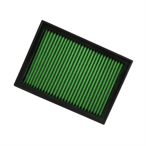 Green Filter High Performance Factory Replacement Air Filters 2033 Element, Panel, Woven Cotton, Green, Chrysler, 2.4L, Each