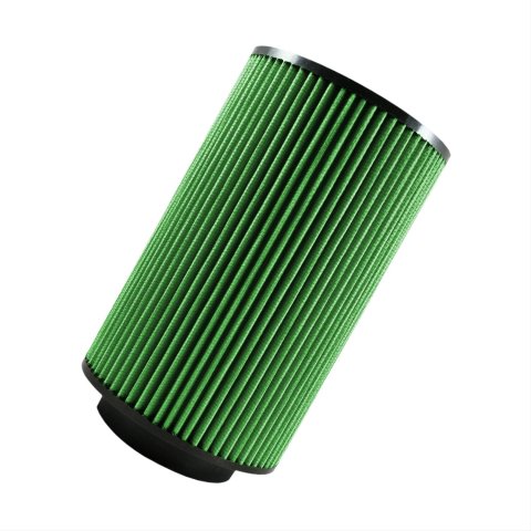 Green Filter High Performance Factory Replacement Air Filters 2007 Element, Round Flanged, Woven Cotton, Green, Chevy, GMC, Suburban, C, K-Series Pickup, Each