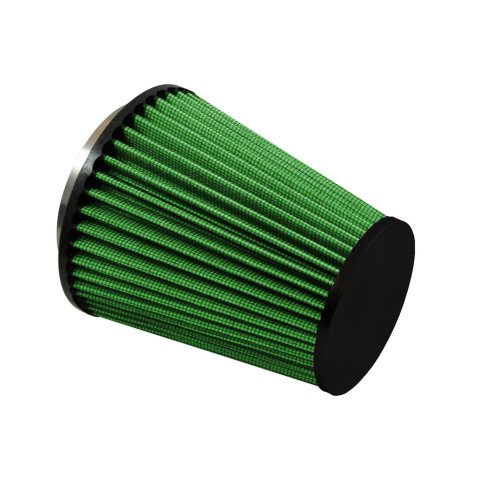Green Filter High Performance Universal Air Filters 2024 Filter, Conical Flanged, Woven Cotton, Green, 3.50 in. Inlet Flange Diameter, 6.50 in. Length, Each
