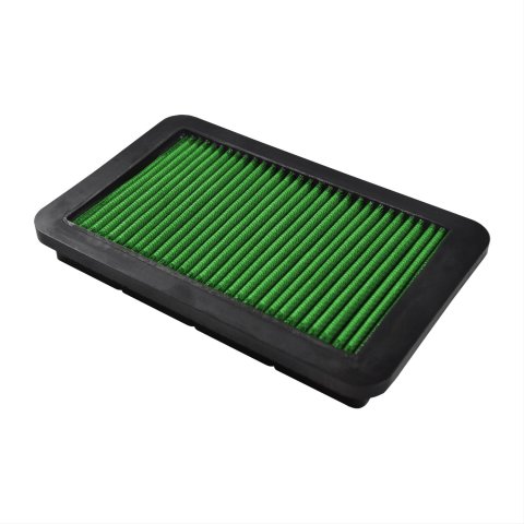 Green Filter High Performance Factory Replacement Air Filters 2325 Filter, Replacement, Panel, Woven Cotton, Green, Mazda, 1.8L, Each