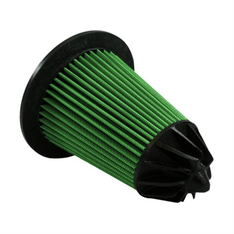 Green Filter High Performance Factory Replacement Air Filters 2029 Filter, Replacement, Conical, Woven Cotton, Green, Ford, Each