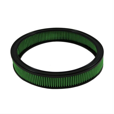 Green Filter High Performance Factory Replacement Air Filters 2064 Filter, Round, Woven Cotton, Green, 14.00 in. Diameter, 2.31 in. Height, Each