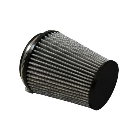 Green Filter High Performance Universal Air Filters 2854 Filter, Conical Flanged, Woven Cotton, White, 4.00 in. Inlet Flange, 6.00 in. Length, Each