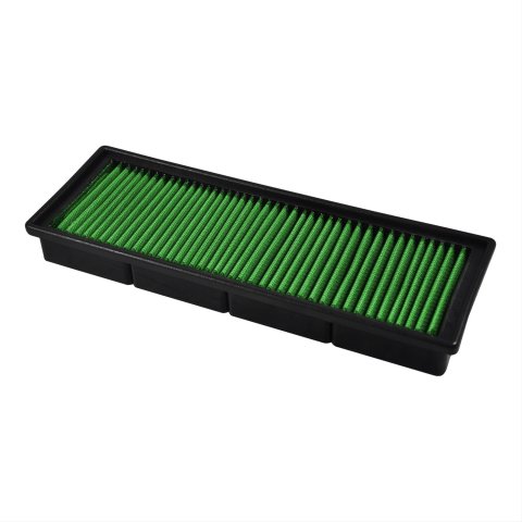 Green Filter High Performance Factory Replacement Air Filters 7032 Element, Panel, Woven Cotton, Green, Chevy, 2.2, 2.4L, Each