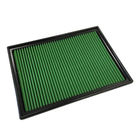 Green Filter High Performance Factory Replacement Air Filters 7336 Element, Replacement, Panel, Woven Cotton, Green, Lexus, Toyota, Each
