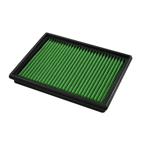 Green Filter High Performance Factory Replacement Air Filters 2424 Element, Woven Cotton, Green, Cadillac, Chevy, Each