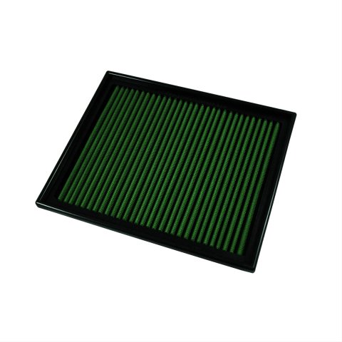 Green Filter High Performance Factory Replacement Air Filters 7193 Element, Panel, Woven Cotton, Green, BMW, 4.0, 4.4L, Each