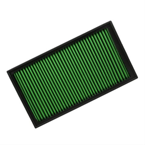Green Filter High Performance Factory Replacement Air Filters 2295 Element, Panel, Woven Cotton, Green, Mercedes-Benz, 3.2, 4.2, 4.3L, Each