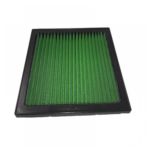 Green Filter High Performance Factory Replacement Air Filters 7376 Filter, Replacement, Panel, Woven Cotton, Green, Fiat, Jeep, Ram, Each