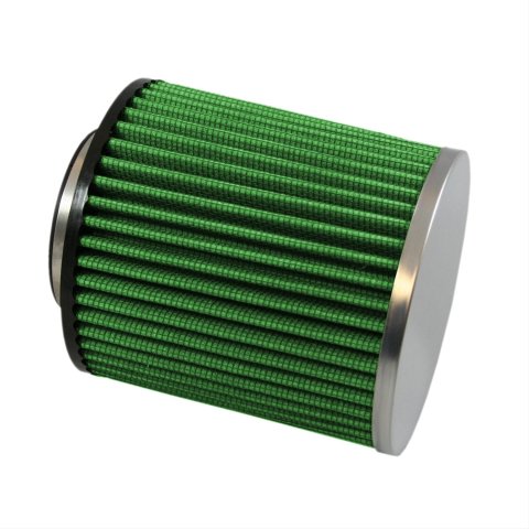 Green Filter High Performance Factory Replacement Air Filters 2185 Filter, Conical Flanged, Woven Cotton, Green, 2.440 in. Inlet Flange Diameter, 5.00 in. Length, Each