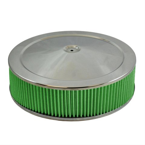 Green Filter Air Cleaners 2195 Cleaner Assembly 14", Round X 4", Tall, Flat Plate