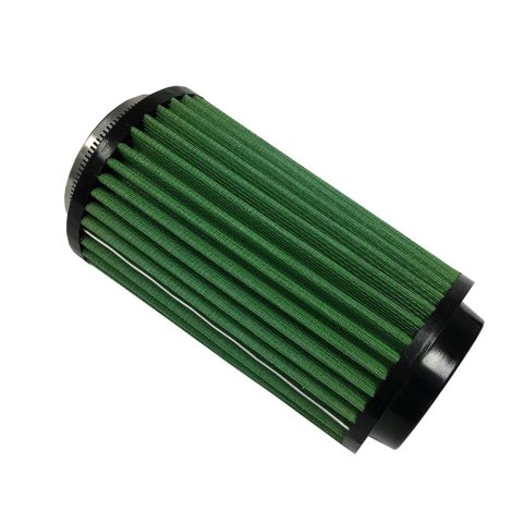 Green Filter High Performance Factory Replacement Air Filters 2760 Filter, Conical Flanged, Cotton Gauze, Green, 2.50 in. Inlet Flange Diameter, 7.00 in. Height, Polaris, Each