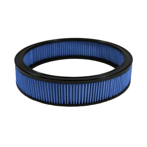 Green Filter High Performance Universal Air Filters 5113 Filter, Round, Woven Cotton, Blue, 13.00 in. Diameter, 3.00 in. Height, Each