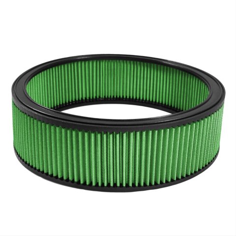 Green Filter High Performance Factory Replacement Air Filters 2351 Filter, Round, Woven Cotton, Green, 14.00 in. Diameter, 4.50 in. Height, Each