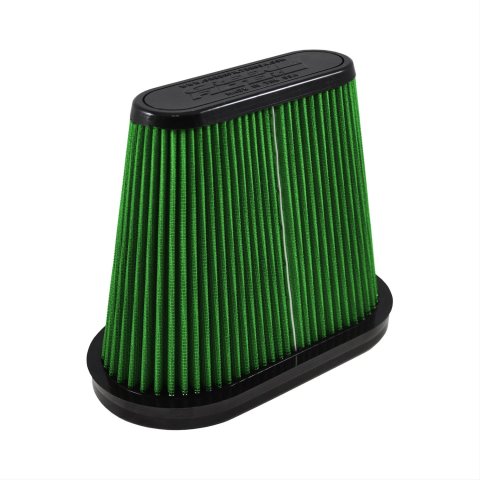 Green Filter High Performance Factory Replacement Air Filters 7225 Element, Woven Cotton, Green, Chevy, 6.2L, Each