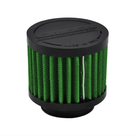 Green Filter Valve Cover Breathers 2126 Air Filter, Clamp-On, Cover, 1.500 in. Hole Size, 3.00 in. Diameter, 2.500 in. Height, Each