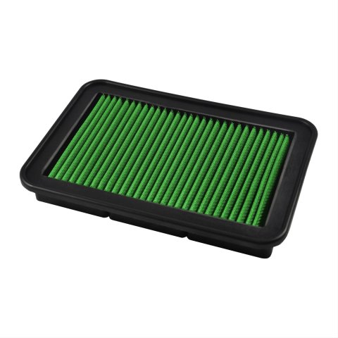 Green Filter High Performance Factory Replacement Air Filters for 2008-2015 LANCER, 2007-2013 OUTLANDER, 2011-2012 OUTLANDER SPORT - 7022 Filter, Replacement, Panel, Woven Cotton, Green, Mitsubishi, Each