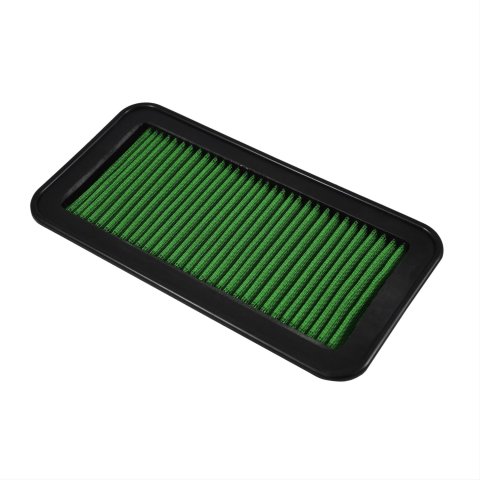 Green Filter High Performance Factory Replacement Air Filters 2319 Element, Panel, Woven Cotton, Green, Scion, Subaru, Each
