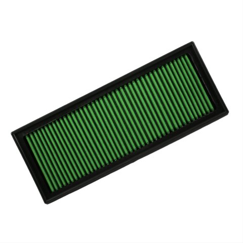 Green Filter High Performance Factory Replacement Air Filters 7147 Filter, Replacement, Panel, Woven Cotton, Green, Audi, Volkswagen, Each