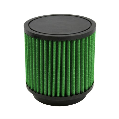 Green Filter High Performance Factory Replacement Air Filters 2041 Filter, Conical Flanged, Woven Cotton, Green, 3.00 in. Inlet Flange Diameter, 4.00 in. Length, Each