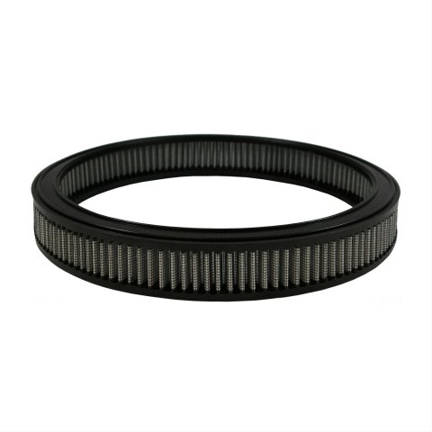 Green Filter High Performance Universal Air Filters 2874 Filter, Round, Woven Cotton, White, 14.00 in. Diameter, 2.00 in. Height, Each