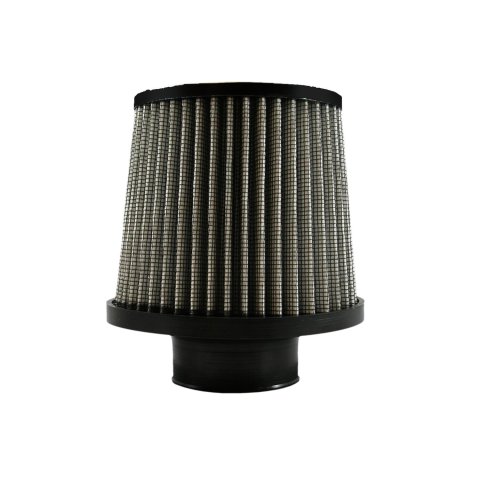 Green Filter High Performance Universal Air Filters 2881 Filter, Conical Flanged, Woven Cotton, White, 2.50 in. Inlet Flange Diameter, 5.00 in. Length, Each
