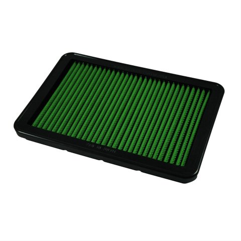 Green Filter High Performance Factory Replacement Air Filters 7206 Filter, Panel, Cotton Gauze, Green, 7.36 in. Width, 10.93 in. Length, 1.11 in. Height, Hyundai, Nissan, Each