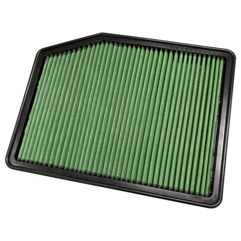Green Filter High Performance Factory Replacement Air Filters 7354 Filter, Replacement, Oiled, Panel, Woven Cotton, Green, Cadillac, Chevrolet, GMC, Each
