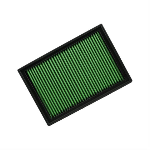 Green Filter High Performance Factory Replacement Air Filters 2388 Element, Panel, Woven Cotton, Green, Mazda, 2.0, 2.3, 2.5L, Each