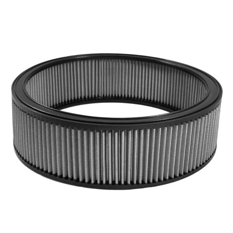 Green Filter High Performance Universal Air Filters 2876 Filter, Round, Woven Cotton, White, 14.00 in. Diameter, 4.00 in. Height, Each