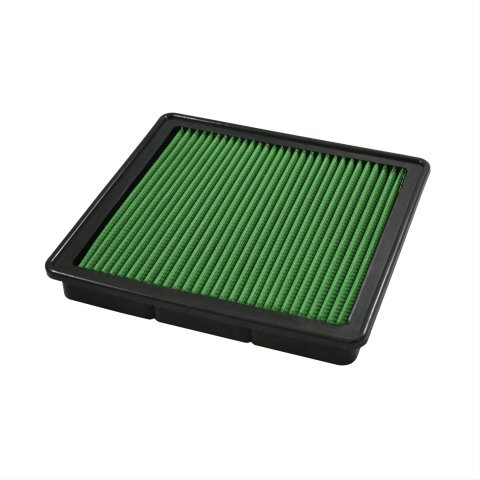 Green Filter High Performance Factory Replacement Air Filters 2404 Filter, Replacement, Panel, Woven Cotton, Green, Ford, 4.0L, 4.6L, Each