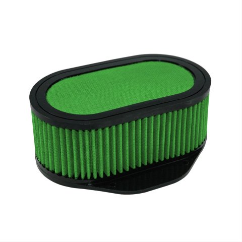 Green Filter High Performance Factory Replacement Air Filters 7218 Filter, 2002 Porsche Rfr Race Car Oval Flat Material Top