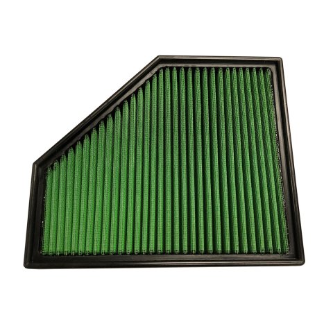 Green Filter High Performance Factory Replacement Air Filters 7371 Element, Woven Cotton, Green, Toyota, BMW, Each